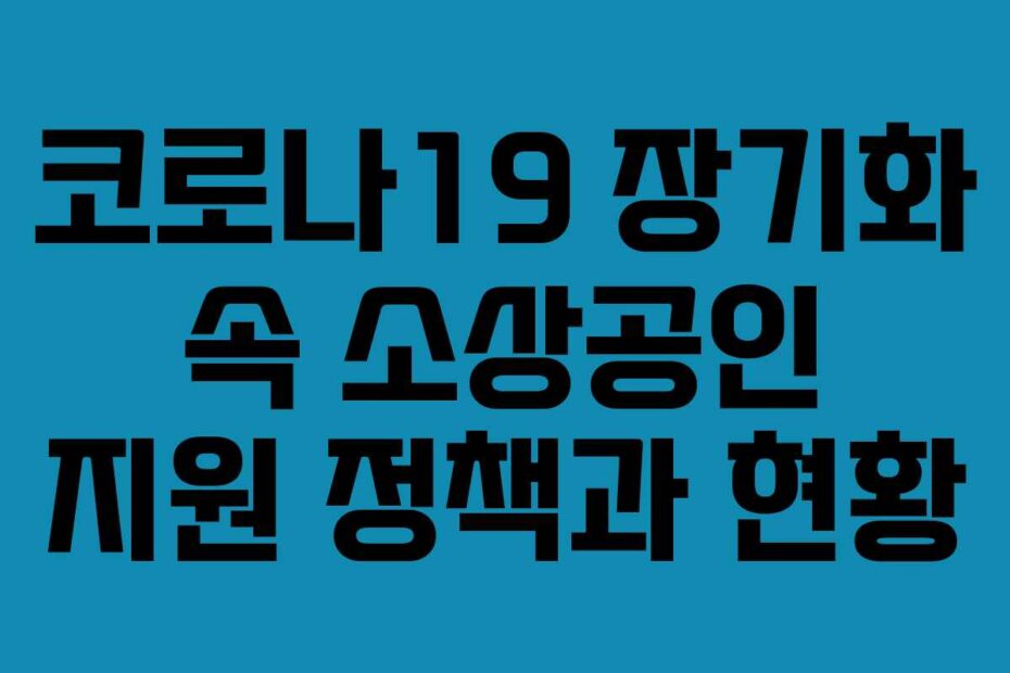 코로나19-장기화-속-소상공인-지원-정책과-현황