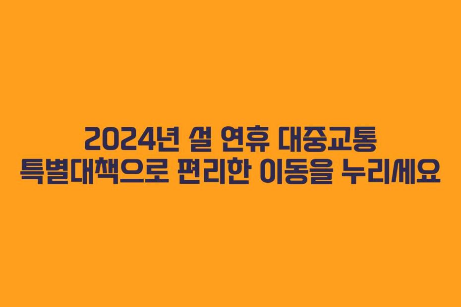 2024년-설-연휴-대중교통-특별대책으로-편리한-이동을-누리세요