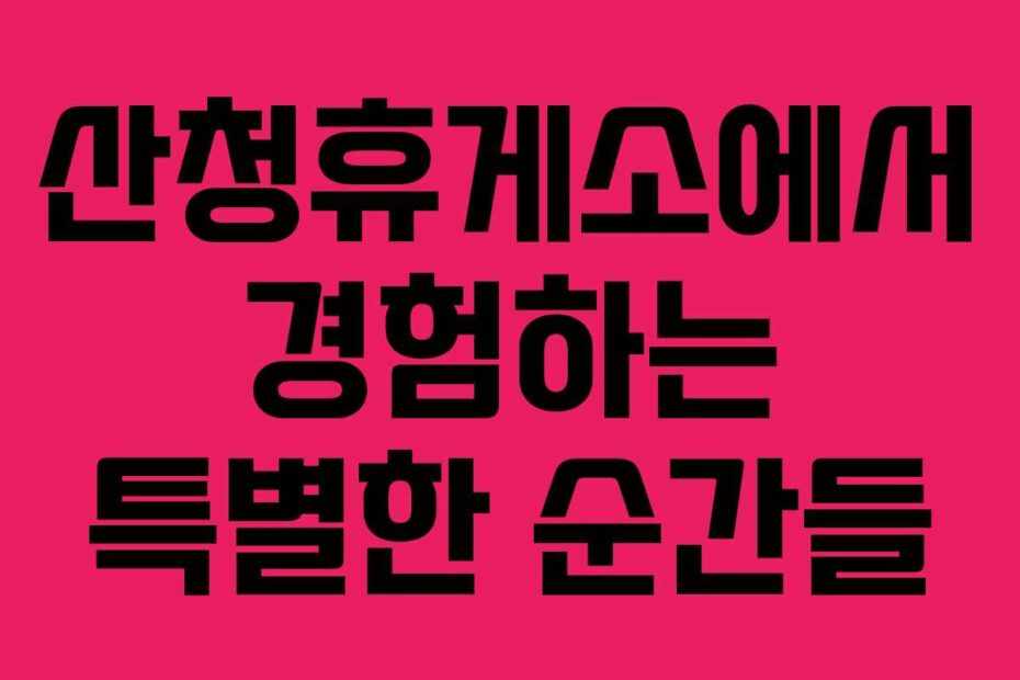 산청휴게소에서-경험하는-특별한-순간들