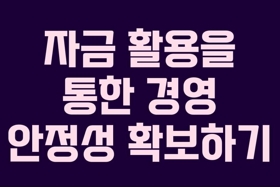 자금-활용을-통한-경영-안정성-확보하기