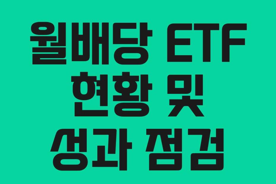 월배당-ETF-현황-및-성과-점검