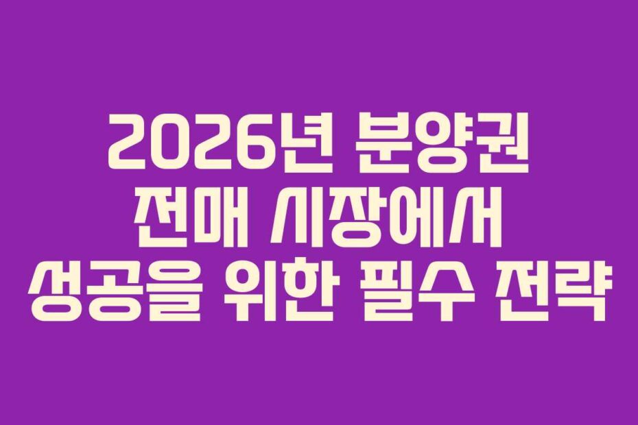 2026년-분양권-전매-시장에서-성공을-위한-필수-전략