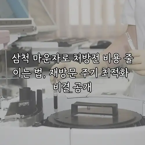 삼척 마운자로 처방전 비용 줄이는 법, 재방문 주기 최적화 비결 공개
