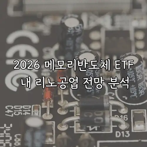 2026 메모리반도체 ETF 내 리노공업 전망 분석