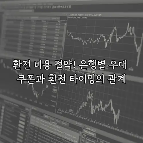 환전 비용 절약! 은행별 우대 쿠폰과 환전 타이밍의 관계
